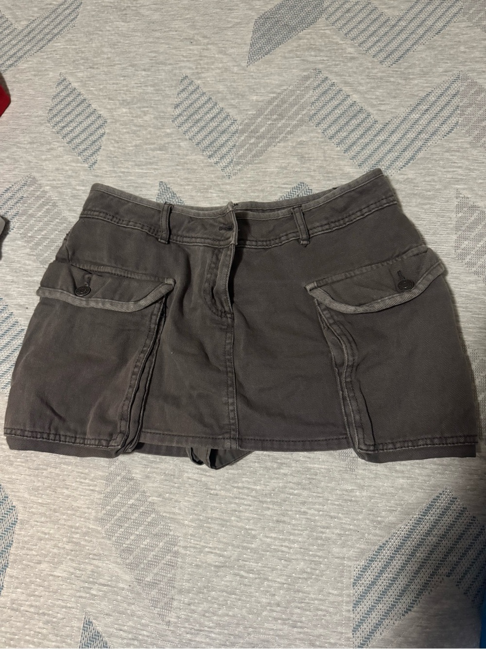 Garage Gray Cargo Skort